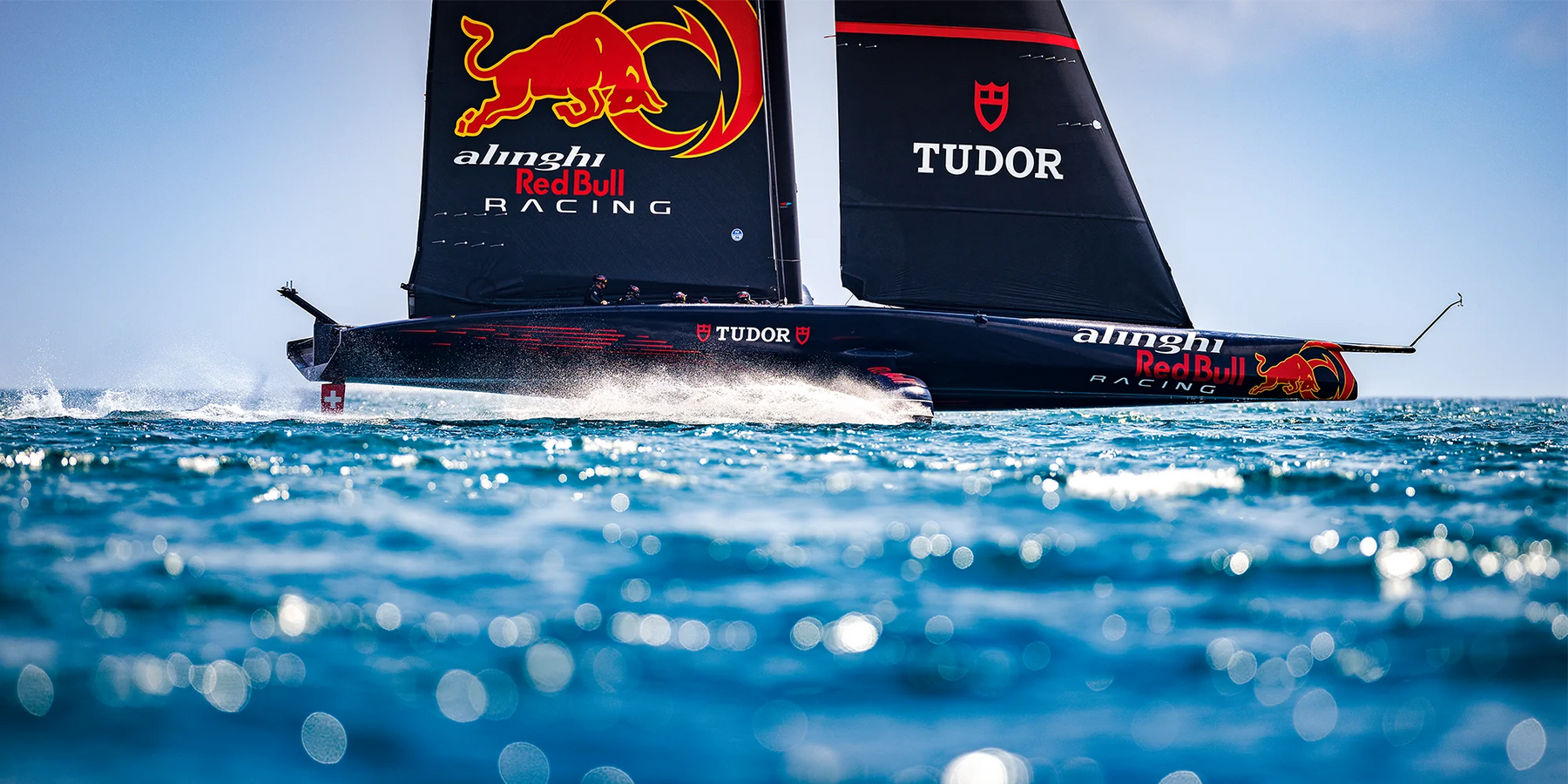 Alinghi Red Bull Team with Sail Racing gear