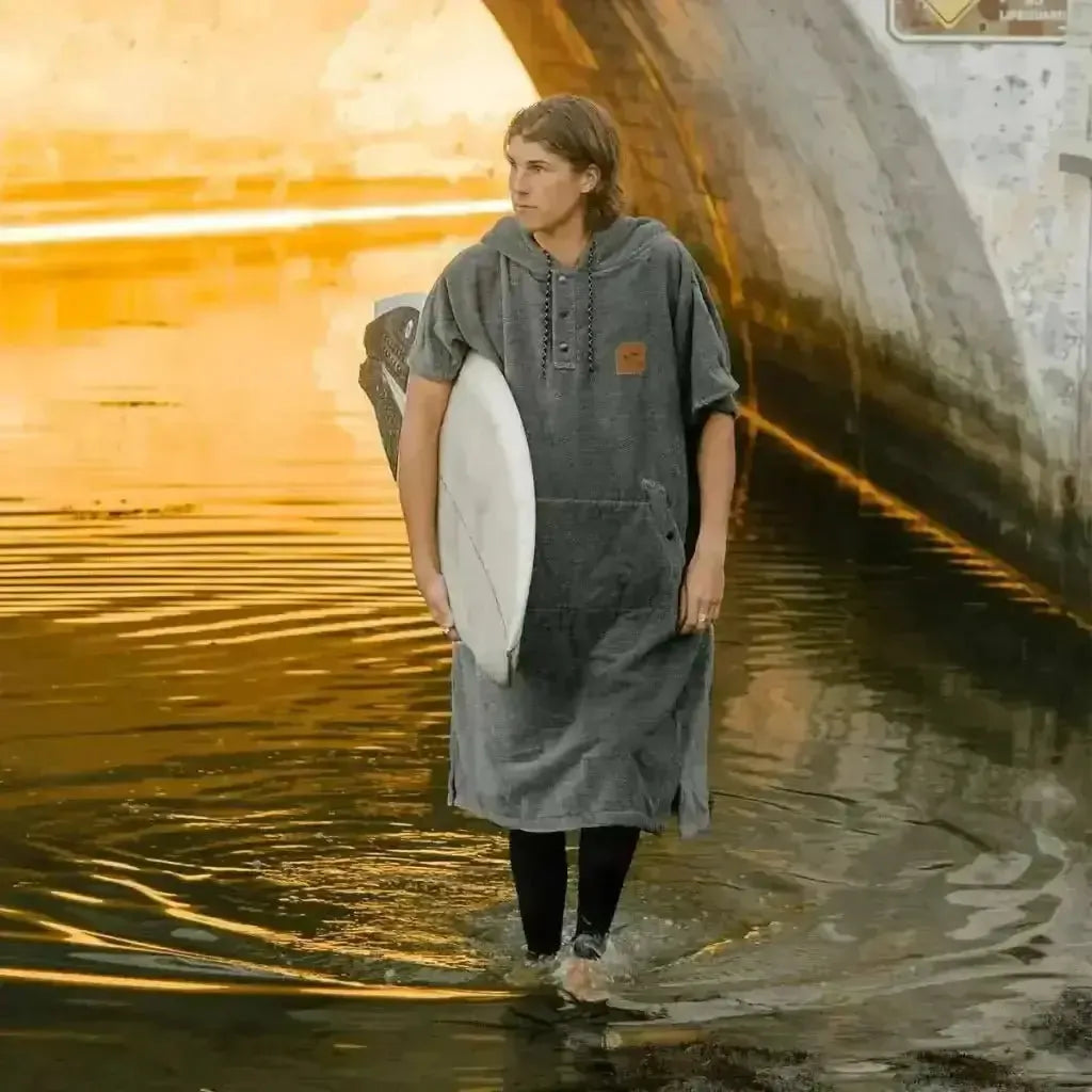 Slowtide Changing Poncho: The Digs Grey